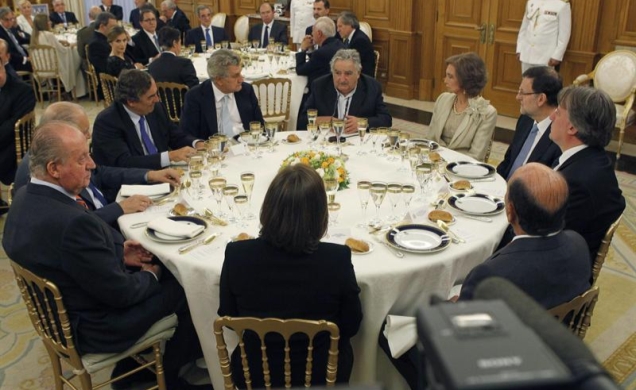 Vista de la mesa presidencial